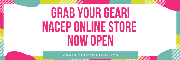 NACEPtweets's tweet photo. **Alert** NACEP just launched a new online store! Check it out for all your NACEP gear needs! #hotgear #cyberMonday https://t.co/5f3o9QUkSl https://t.co/0odzL7ZvwQ