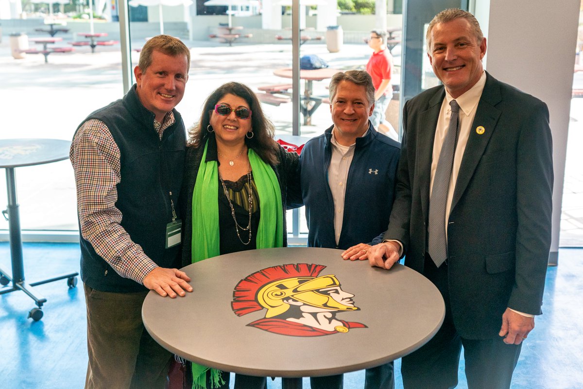 La Canada High School Cafeteria reopens today after complete remodel. Shout out architecture4e.com for the inspiring design, Linik Corp for project management, and most of all, the community of La Canada for supporting Measure LCF and our school facilities projects.