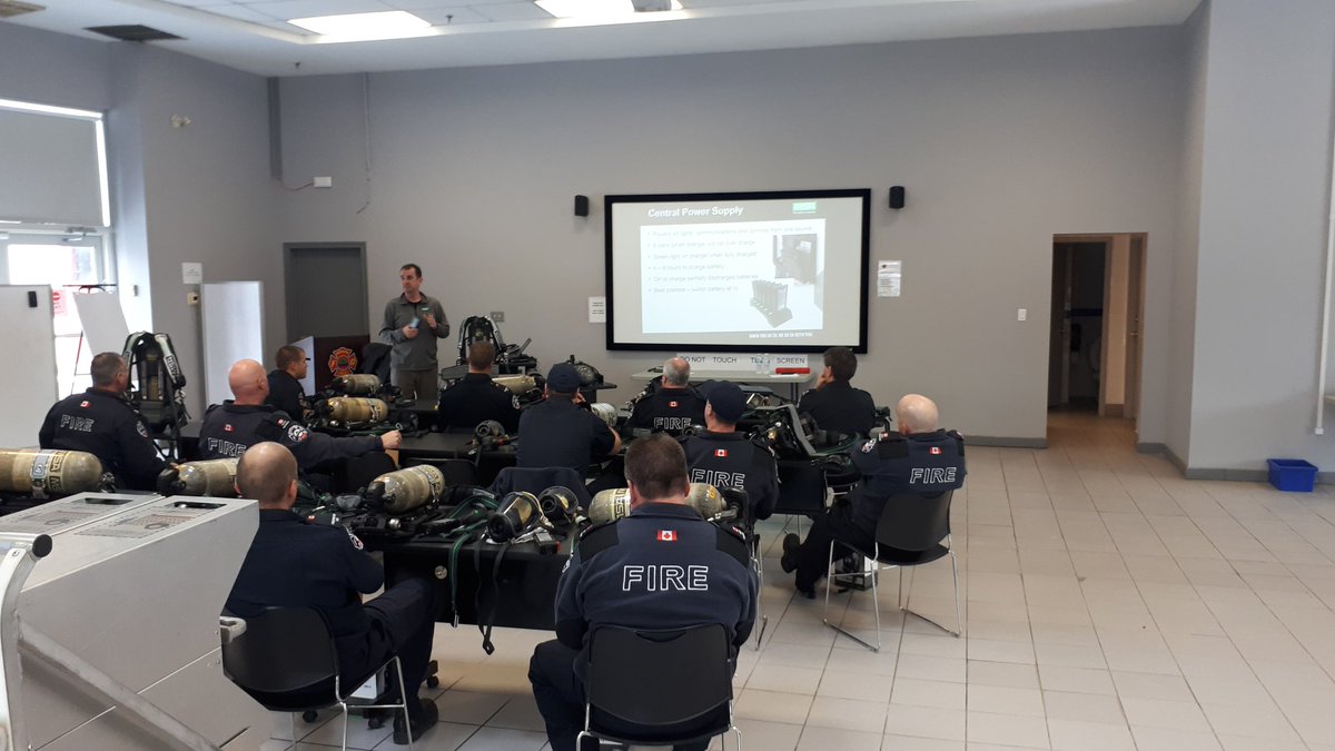 RyanPeckAJStone's tweet image. Georgina Fire recieved their new MSA G1 SCBAs.  Crew training starts today. Great bunch of guys, excellent training by MSA.