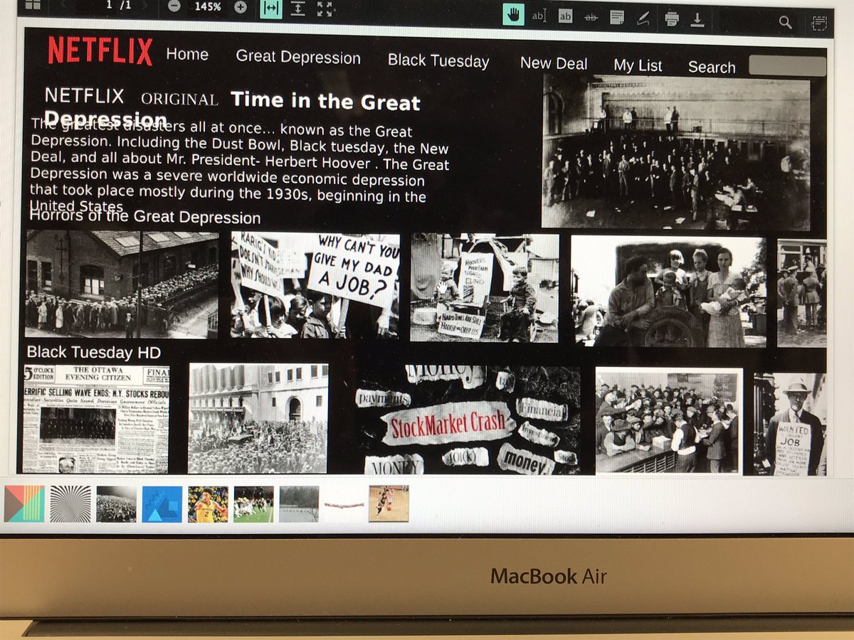 DHelmEDU's tweet image. Today was a NETFLIX recap day...create a Netflix page, recap some material, and sit back and hope for a Netflix job offer!?  Super impressed...my students really got into it!  #NetflixChallenge #MeehanMania #aplusstudents
