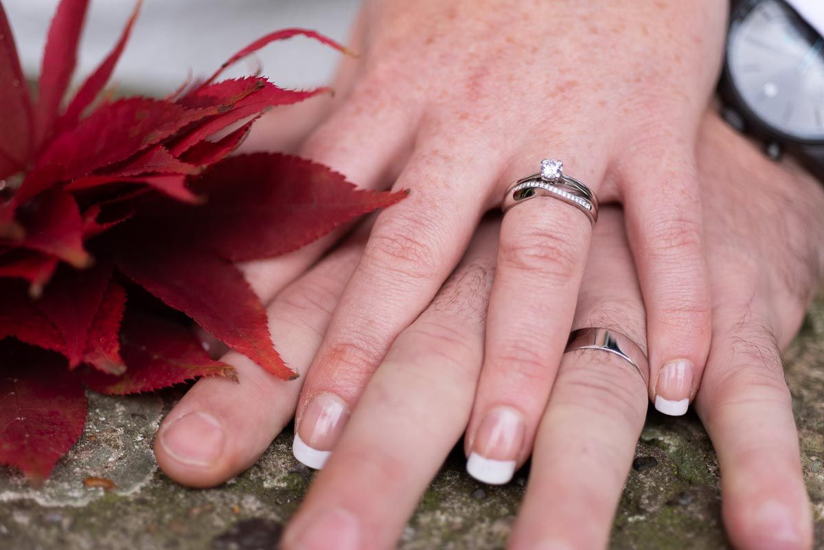 #WeddingBouquet made at #SouthoverGrangeGardens #Lewes out of #Autumnal leaves to compliment Laura and Sam’s #WeddingRing photograph. #weddingphotographer #weddingphotographers #weddingphotographeruk #lewesweddingphotographer #weddingphotography #weddingphotos #weddingphoto