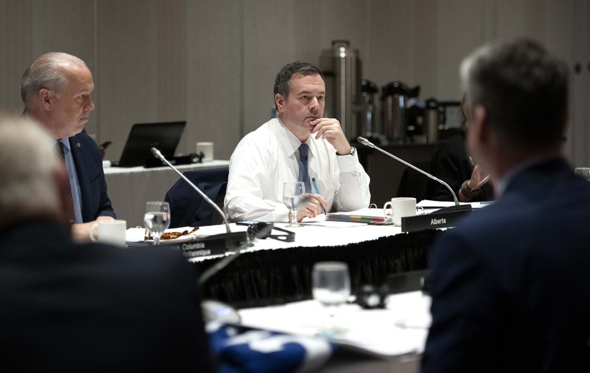 jkenney's tweet image. Big news today as we secured backing from all of Canada’s provinces on major planks of our fight for a fair deal for Alberta.

Thanks to my fellow Premiers for having Alberta’s back and working together for a stronger Canada.

alberta.ca/announcements.…