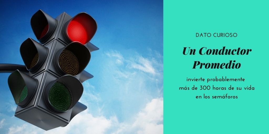 RepAutoclick's tweet image. ¿Sabías que un conductor promedio invierte probablemente más de 300 horas de su vida en los semáforos?