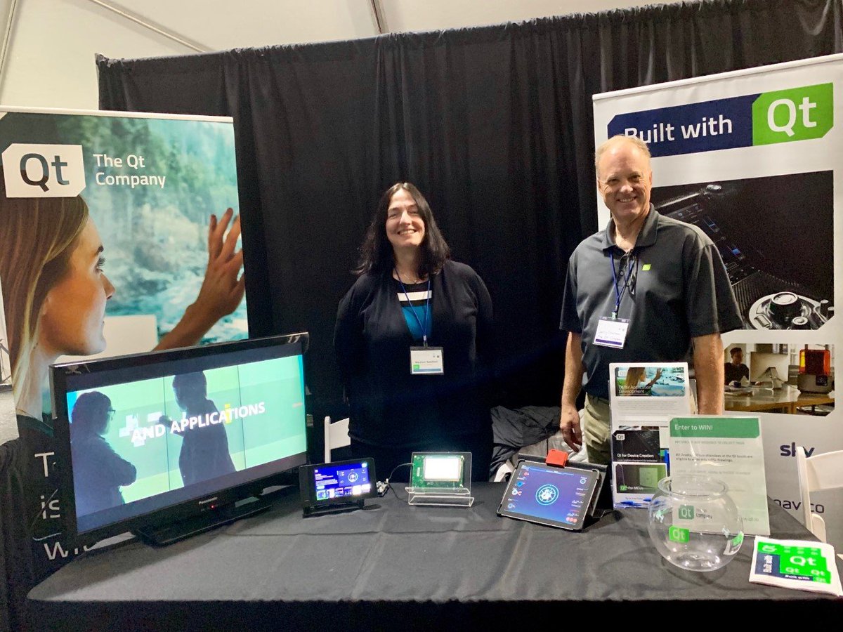 qtproject's tweet image. Ready to go for Cisco Supplier Roadshow 
develop@cisco Visit the Qt booth! 
#Qtdev #Builtwithqt #IoT @Cisco #webex #5G #tech #internetofthings