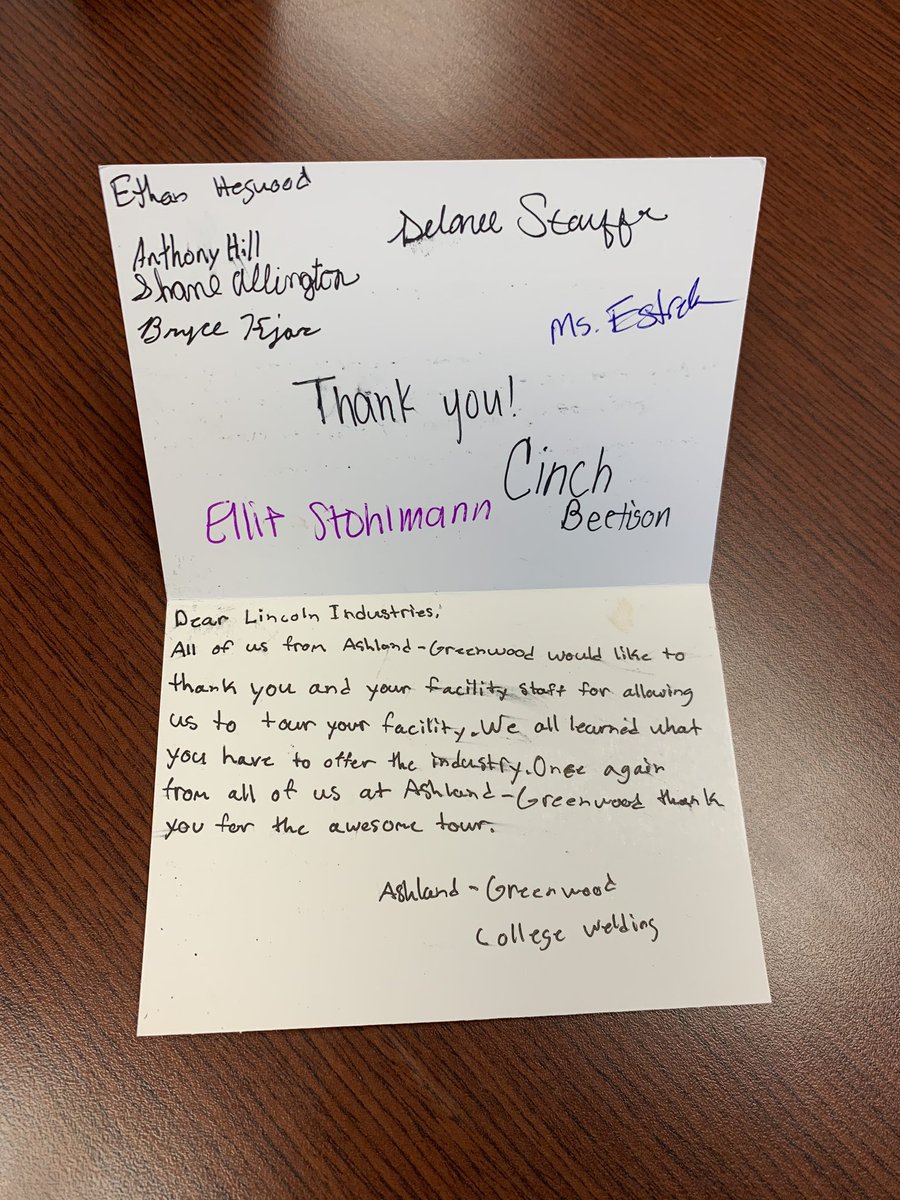 Thanks again <a href="/AGHSFFA/">AGHS FFA</a> <a href="/GoBluejays1/">ASHLAND-GREENWOOD</a> for bringing by such respectable students. Your students are always welcome!