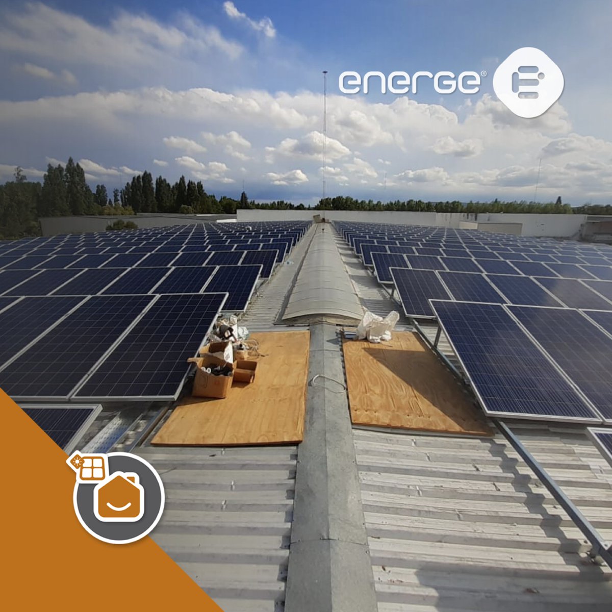 ⚡Sistema de generación de energía solar fotovoltaica con inyección a red.
✔Cant. de paneles: 918
✔Potencia: 303 Kwp
✔Energía: 5MW h/año
De esta manera Bodega Trivento ( @TriventoByV ) se convierte en la mayor obra privada de energía limpia en Mendoza