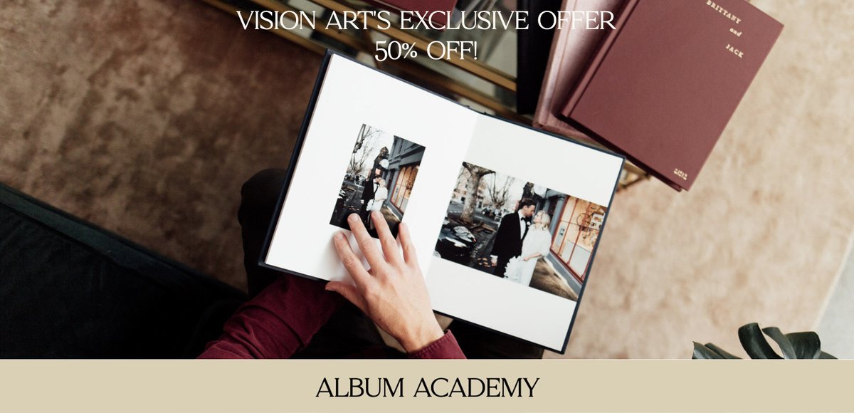 Last Day to save on Album Academy. Offer: 50% off the course. Ends 12/2/19. Also, get a 30% off discount on one order from Vision Art with the course! bit.ly/2rvE6vSAlbumAc…

Use the Best Code Ever!!!: VISIONARTRULES