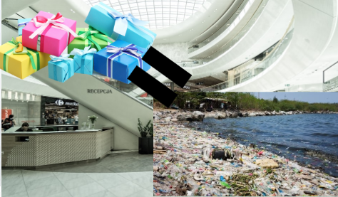 SavingOceanLife's tweet photo. This Christmas when you go shopping don't forget to throw away the wrappers and the plastic bags you don't use so it doesn't get into the ocean.#ChristmasCountdown #shopping https://t.co/klhozfRjue