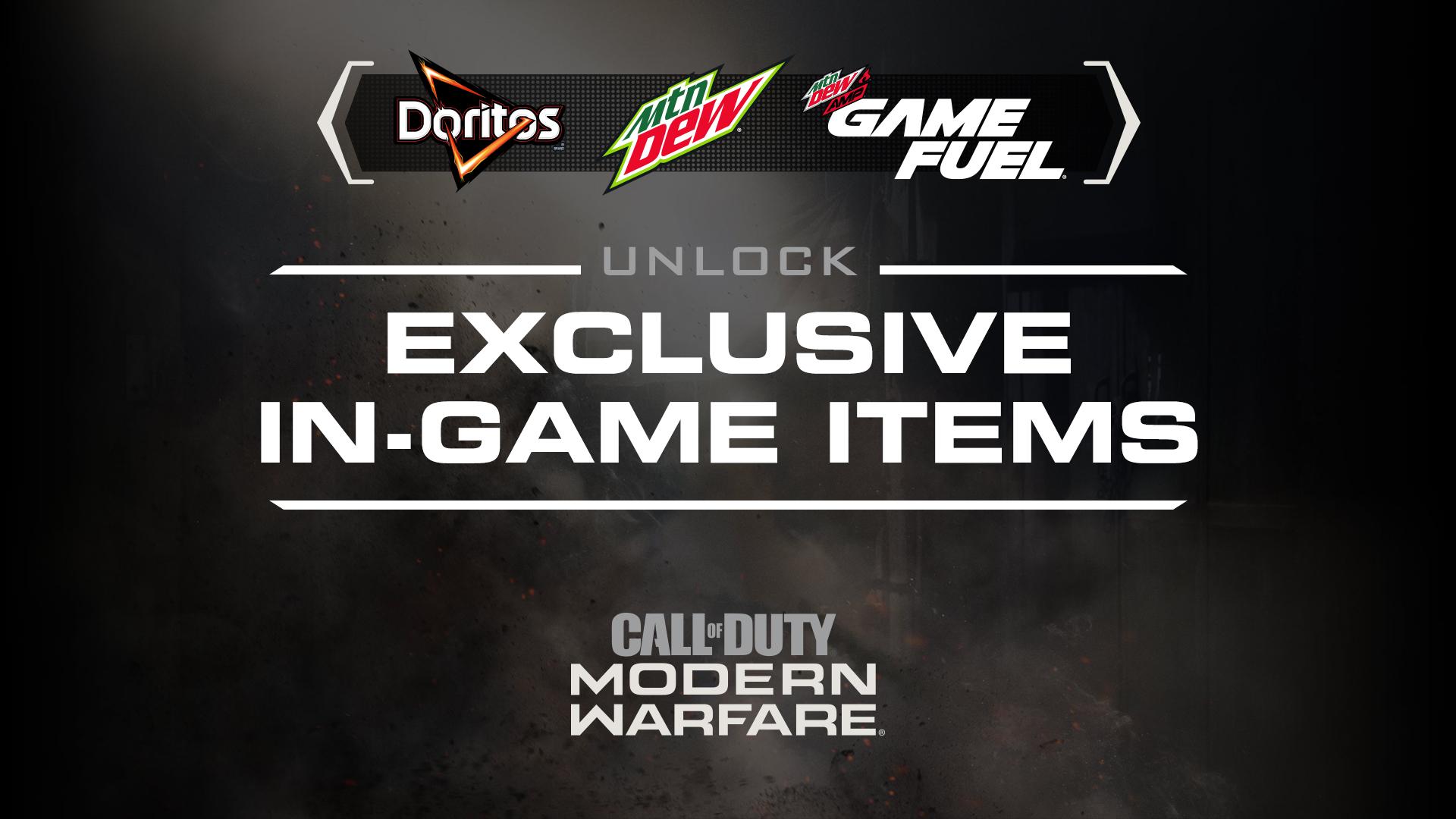 Códigos nas embalagens de Doritos e MTN Dew destravam Call of Duty