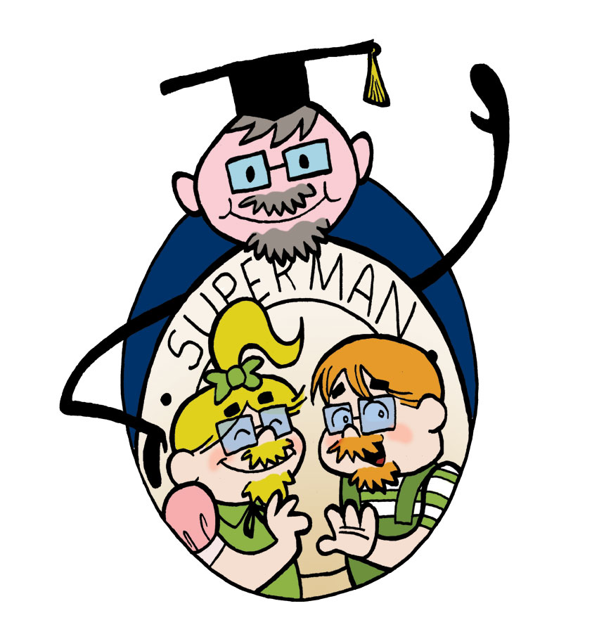 CoreyremarK's tweet photo. Bad news... I won't be updating Wonder Weenies on Tuesday. Good news... I was feeling well enough to draw today, so here's my new #MeasDC avatar for December! Me as #sugarandspike and #JohnnyDC! https://t.co/VIJsrrH9ud