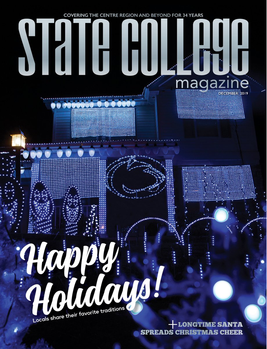 A snowy December day seems like the perfect time to read our holiday issue, which hits newsstands today! Grab a copy around town or find all the stories online at statecollegemagazine.com.