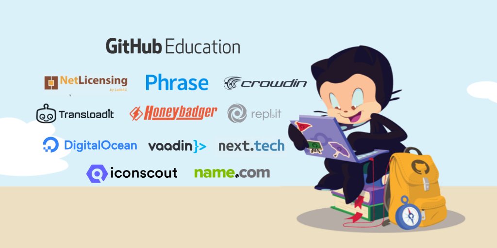 GitHubEducation's tweet image. Hey students! 🎅🤶To celebrate the winter holidays, use the #GitHubPack to win gift cards and swag 🛍️ from participating partners. Head to their social media to learn more shortly.

The best projects will have a chance to be featured in our Student Gallery education.github.com/pack/gallery