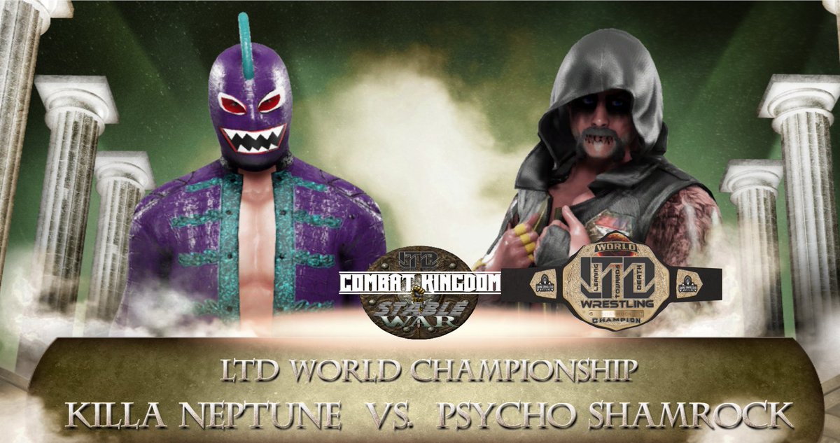 BlaiseMcCoyLTD's tweet photo. LIVE TODAY at 5PM EST
LTD296 COMBAT KINGDOM STABLE WAR 6.4
STEEL CITY COMMITTEE v. OLD SCHOOL CARNIVAL and the World Championship will be on the line in the main event. Stay tuned. #wrestling #WWE2K19 #gaming #simfed https://t.co/lObH0AUVxv