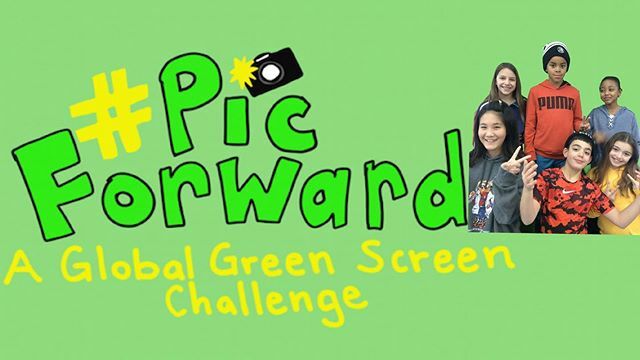 PicForward's tweet photo. Guess what just launched? #PicForward Year 3! It's a Global Green Screen challenge by students for students. Come check it out and participate today! More info at https://t.co/BFTnGZiSms #everyonecancreate #greenscreen PS: Now available for Chromebooks AND iOS devices!! 👍🏼 #te… https://t.co/8eNFZB7wzj