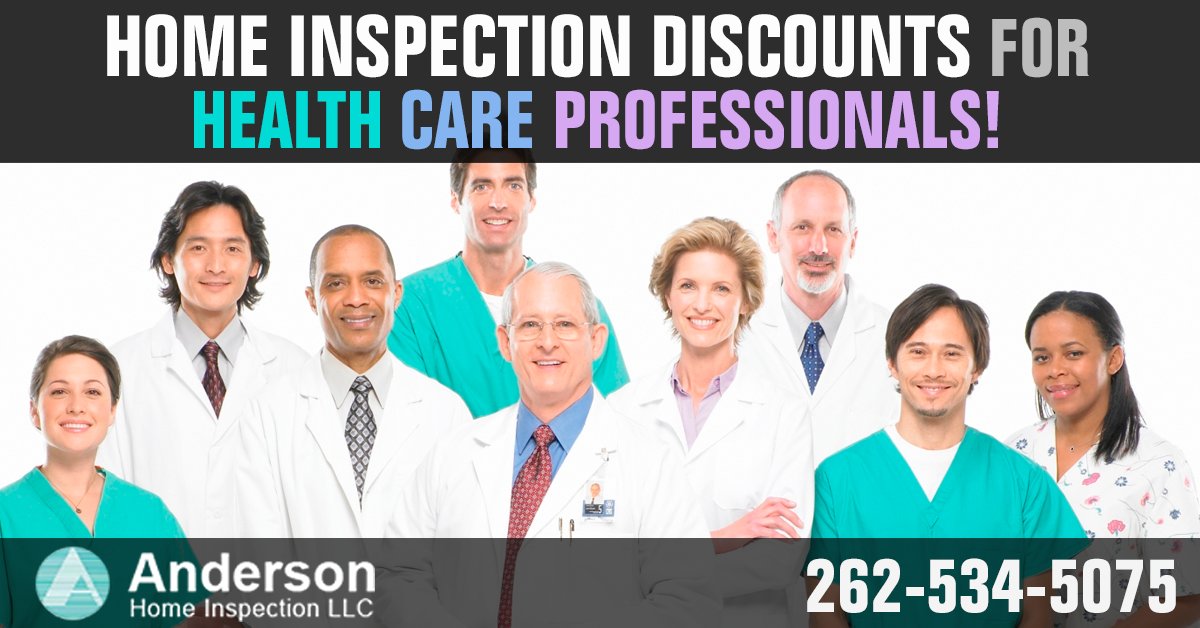 🏥 💉 Attention Health Care Professionals,
Buying a home? Get a Home Inspection Discount!
 
At Anderson Home Inspection we’re happy to offer home inspection discounts to health care professionals buying a home in Southeast Wisconsin. 
 
Please contact us today and see how you ...