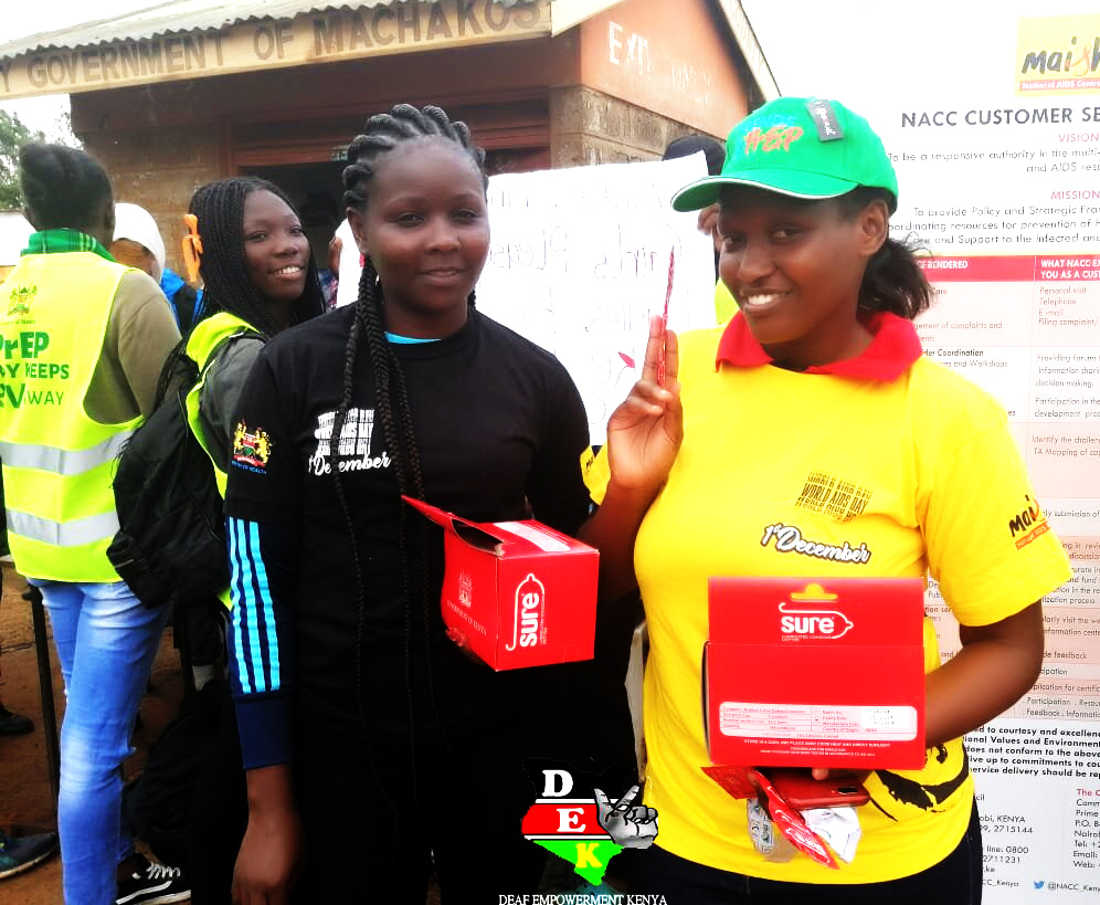 dek_kenya's tweet photo. DEK members during the 2019 World AIDS Day function. The team participated in the mass awareness campaign which emphasized 5 key-points to end the HIV pandemic:
1.KNOW
https://t.co/vzfkJZCDUN
3.PROTECT
4.TEST
5.TREAT https://t.co/DOMUzU6iGn