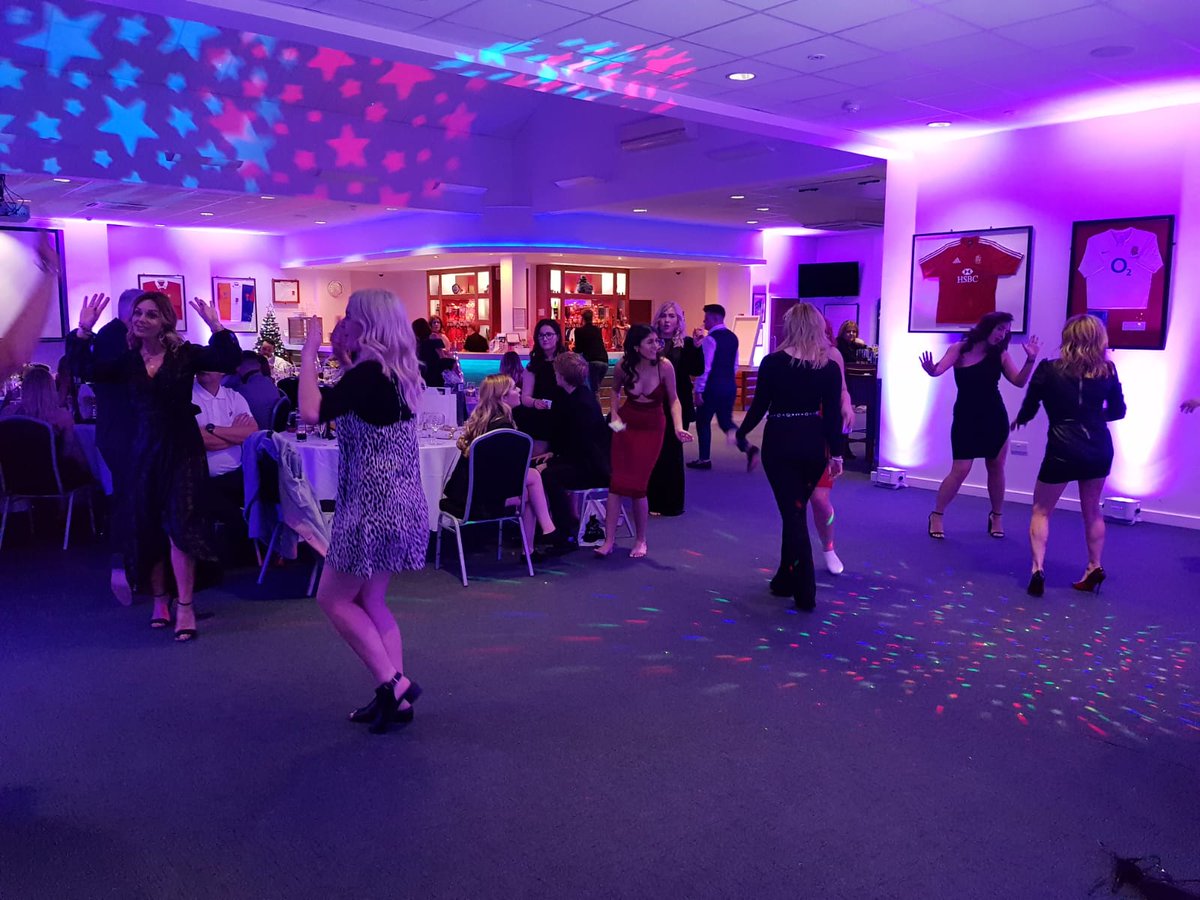 Last night Disco Superstars were at the Goldsworthys Annual Awards 2019, providing the lighting, disco and entertainment plus mics for the awards! We joined Goldsworthys at Royal Wotton Bassett Rugby club :D