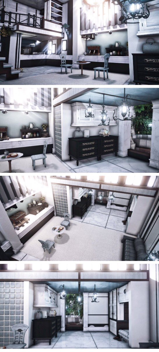 HuiningZ's tweet image. 【M size house】
The structure of this house is very similar to the student apartment I used to live in Brisbane😌

#FFXIVHousing 
#FF14ハウジング
#FF14