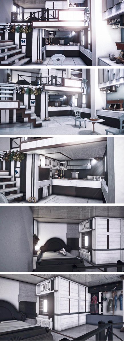 HuiningZ's tweet image. 【M size house】
The structure of this house is very similar to the student apartment I used to live in Brisbane😌

#FFXIVHousing 
#FF14ハウジング
#FF14