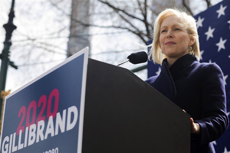 boomkirsten gillibrand, new york senator and former new york congresswoman; dropped out august 28th, 2019
