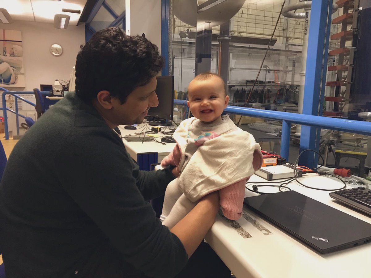 Look who dropped by the <a href="/HighVoltage_UoM/">High Voltage Labs</a> labs!.......I mean, they do say start early!