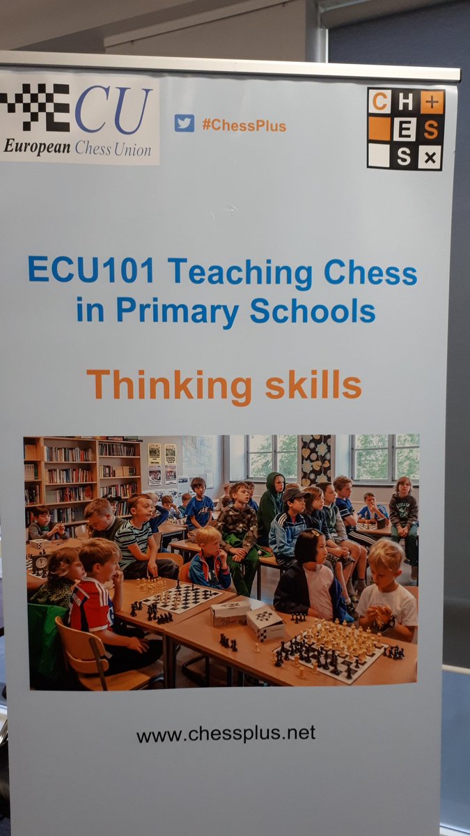 ChessPlus's tweet photo. Following #LondonChessConf we have had the first day of our #ECU1O1 Teaching Chess in Primary Schools course today with #JesperHall  @ECUonline #ChessPlus https://t.co/h2wSvVJYAN