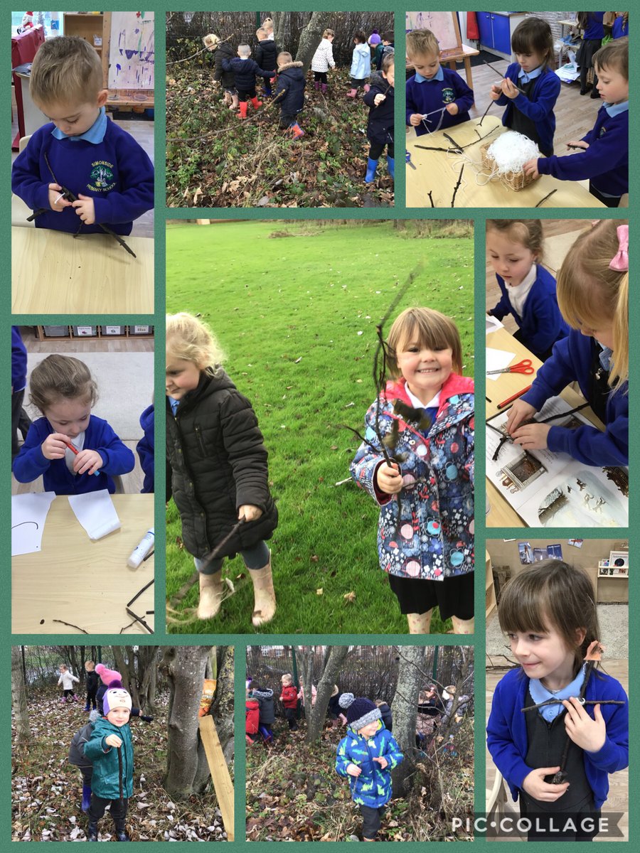 After reading “Stick Man”, we went on an outdoor hunt to collect sticks of all sizes. We then explored different joining techniques when adding arms and legs to create a wonderful Stick Family! <a href="/MissTQuinn/">Miss Quinn</a> <a href="/simonsideschool/">Simonside Primary</a>