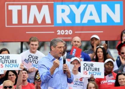  boom tim ryan, ohio congressman and former congressional staff member; dropped out october 24th, 2019