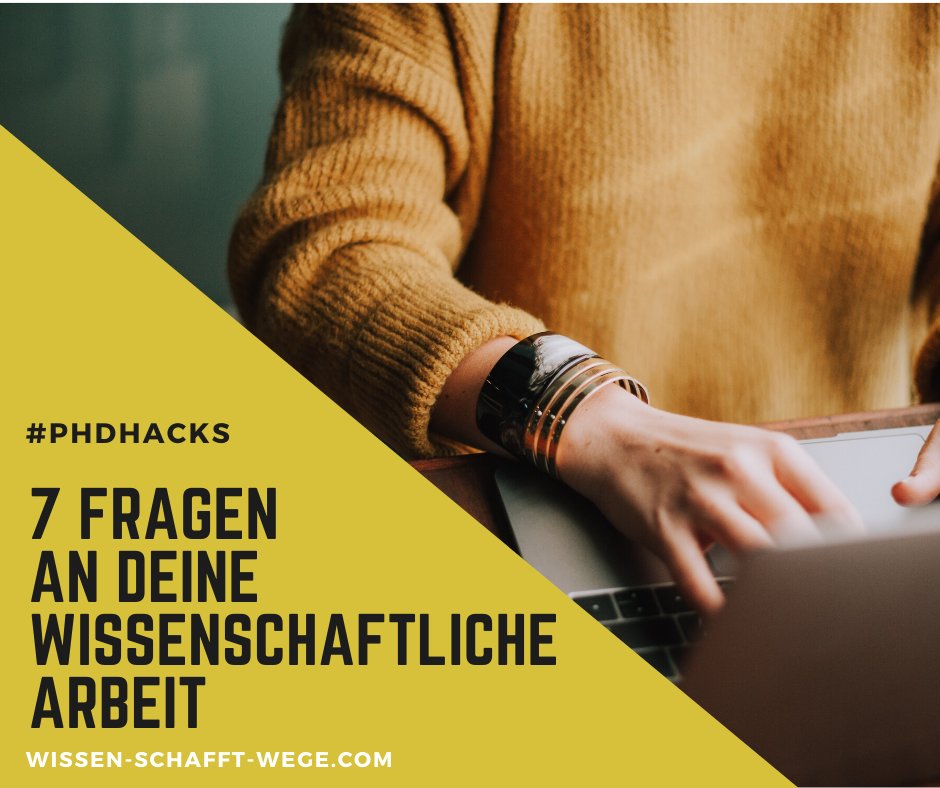 Stehst du am Beginn deiner #Promotion und legst gerade das Thema für deine #Doktorarbeit fest? Oder bist du mittendrin, hast dich verzettelt und brauchst #Fokussierung? Dann beantworte diese 7 Fragen für dich: bit.ly/2Dsv5GF #promovieren #phdchat