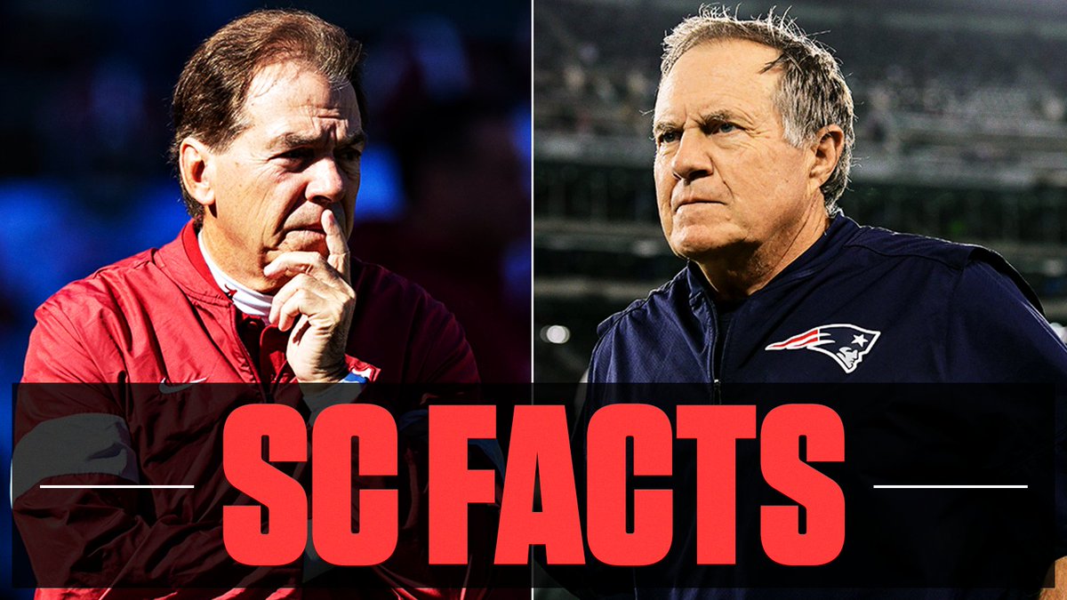 The last time Nick Saban and Bill Belichick lost in the same weekend was ... 8 years ago (Nov. 5-6, 2011) 😳 #SCFacts