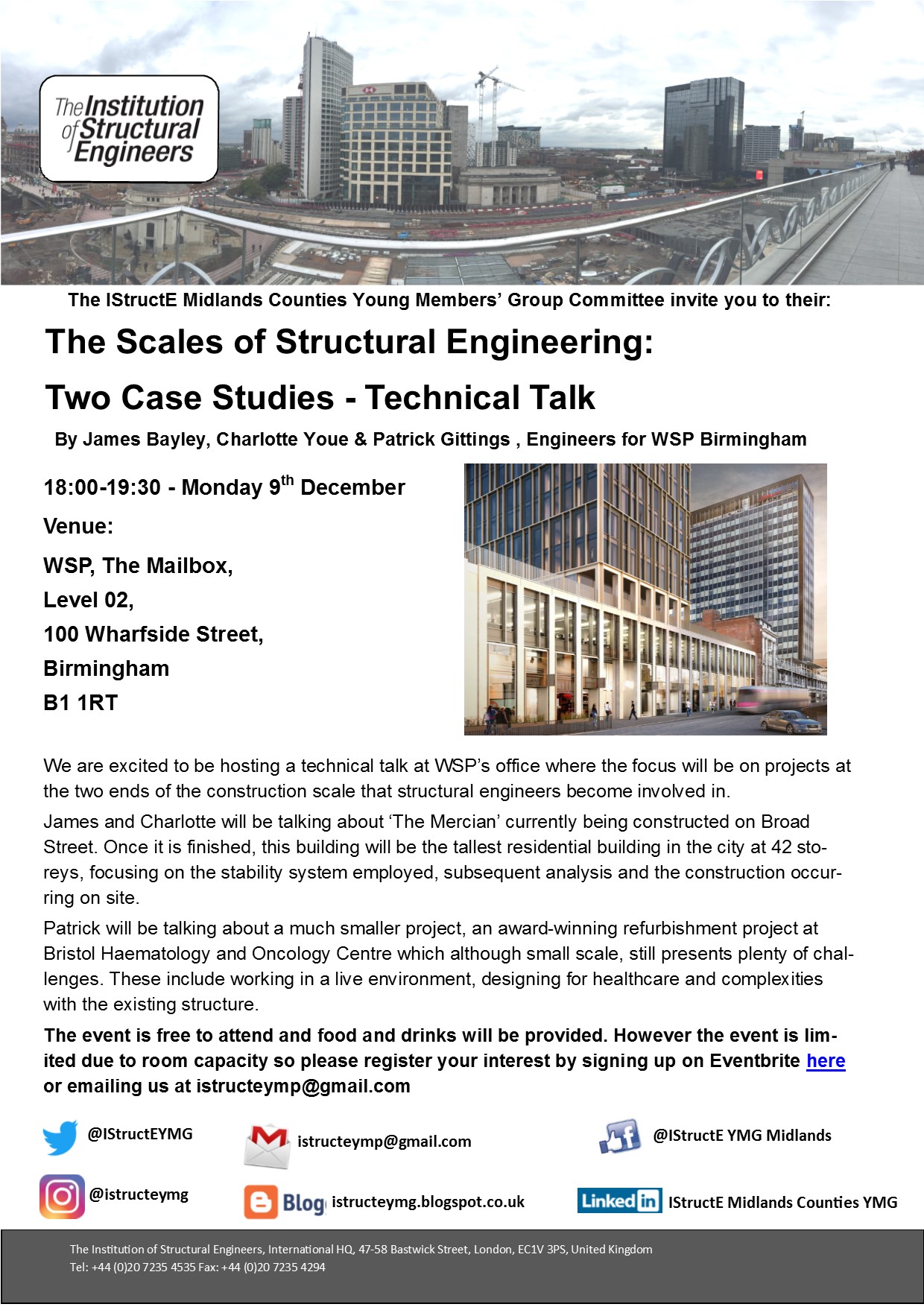 IStructE Midlands on Twitter "We are holding a technical talk on the