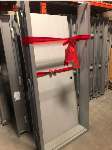 AccessSMT's tweet photo. When Graham Construction needed a 90-minute rated door and frame with accompanying hardware, and needed it now, our team made sure the gift was delivered to site when required. #customerservice #serviceexcellence #accesssuccess #bowermall #calgary #gift https://t.co/ZpWuBJOc0j