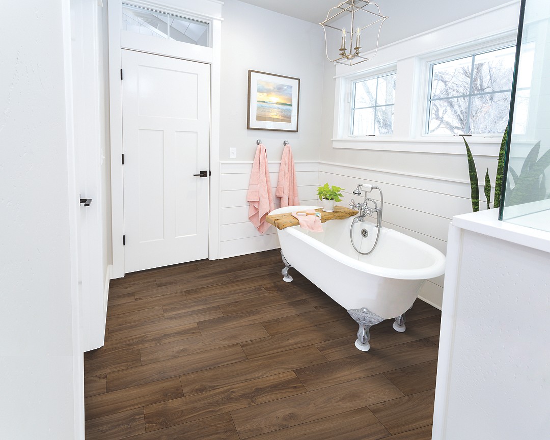 MohawkFlooring's tweet image. A wood look that is also 100% #waterproof? Sign us up. Our new SolidTech Plus #rigidvinyl product will make your dream home a reality. Shop here: bit.ly/34IXlRt
