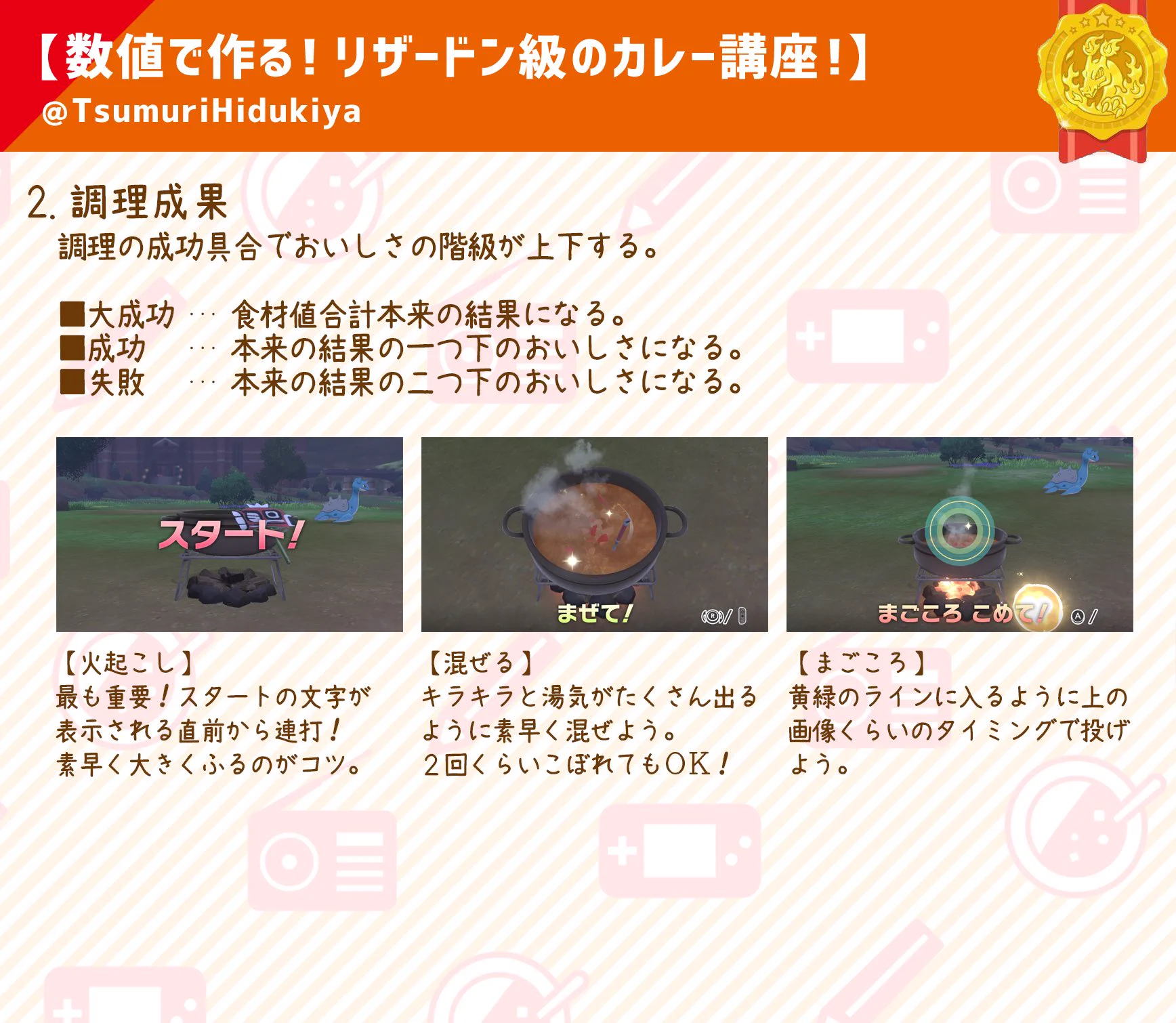 【ポケモン剣盾】リザードン級が作れる！カレーのおいしさの法則！！