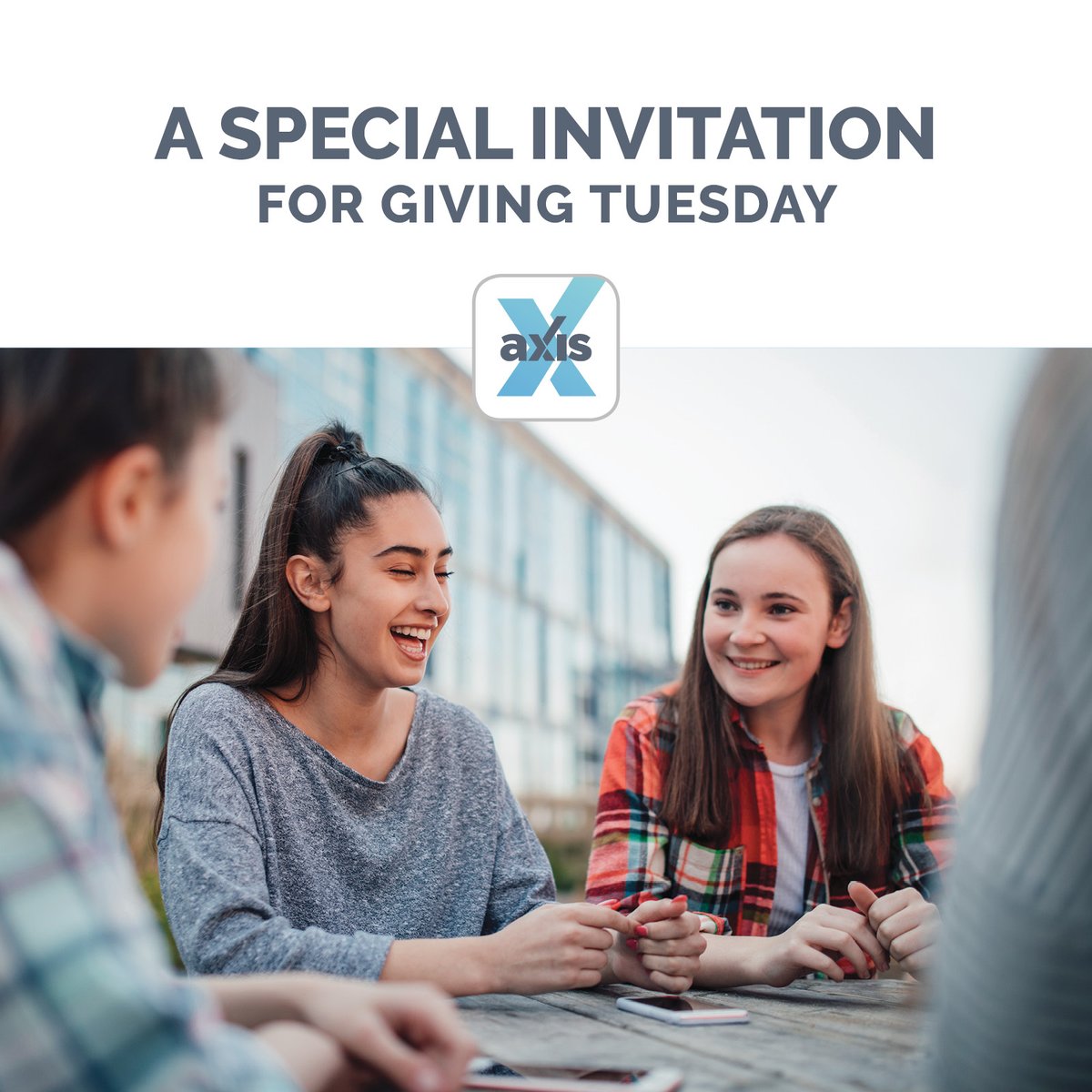 Ok, tomorrow is #GivingTuesday! We're raising funds to create The Axis App, your one-stop shop to all our growing library of resources. You can make your tax-deductible gift to Axis today by visiting axis.org/give