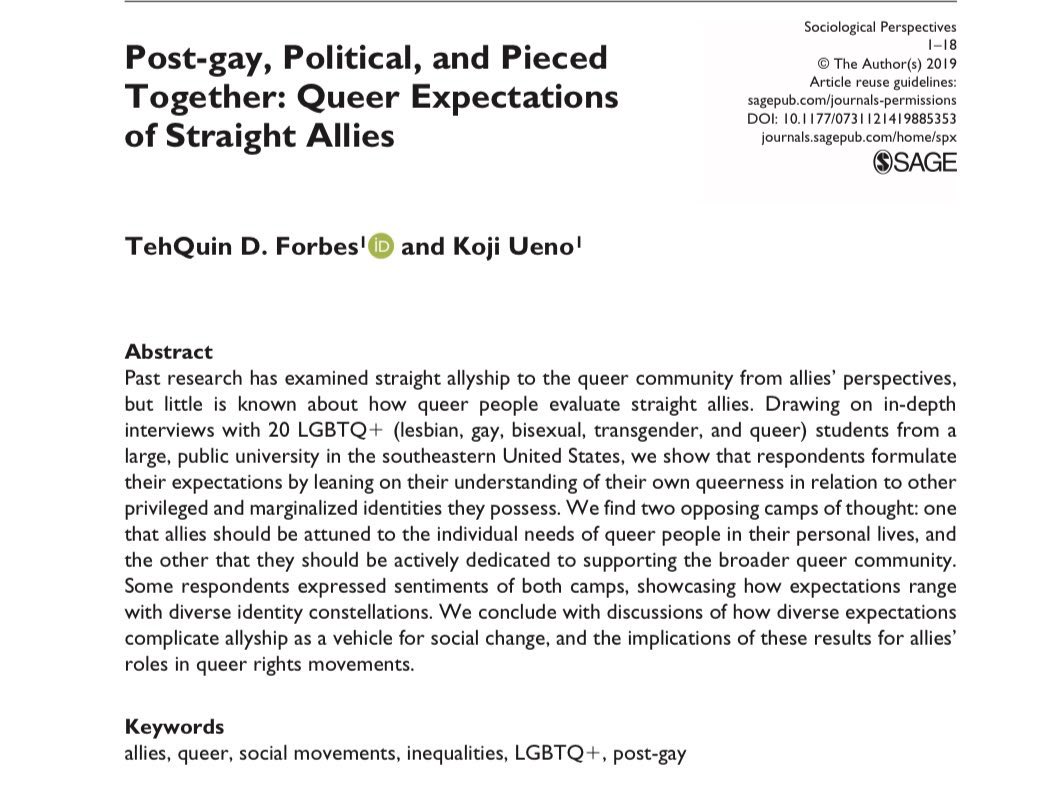 ASA Sexualities tweet media