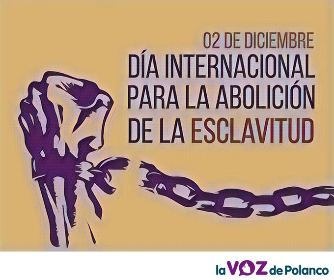 El #diainternacionalparalaaboliciondelaesclavitud se estableció para concienciar sobre el flagelo de la esclavitud moderna. 2 de diciembre se eligió para conmemorar el aniversario del Convenio para la Represión de la Trata de Personas y de la Explotación de la Prostitución Ajena