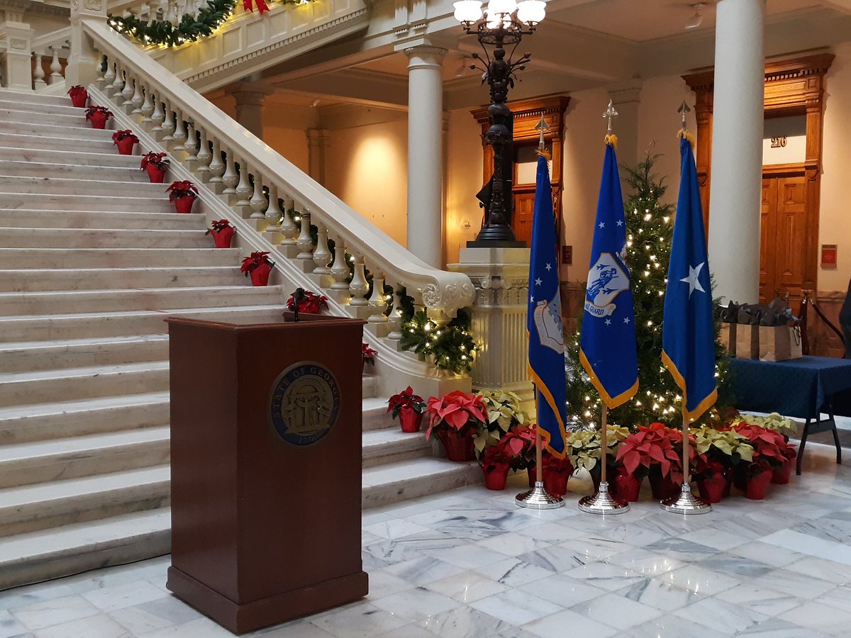 Join us on live on Facebook @georgiaguard, 2pm, at the state capitol bldg for Col. Emmanual Haldopoulos' promotion to Brigadier General.