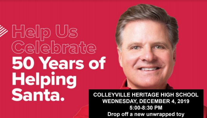 Make plans now to join us for the annual Santa's Helper Toy Drive! The drive will be at CHHS on Wednesday, December 4 from 5-8:30 pm! Come by and drop off a new unwrapped toy! #chpantherpride <a href="/wfaaweather/">Pete Delkus</a> <a href="/wfaa/">WFAA</a>