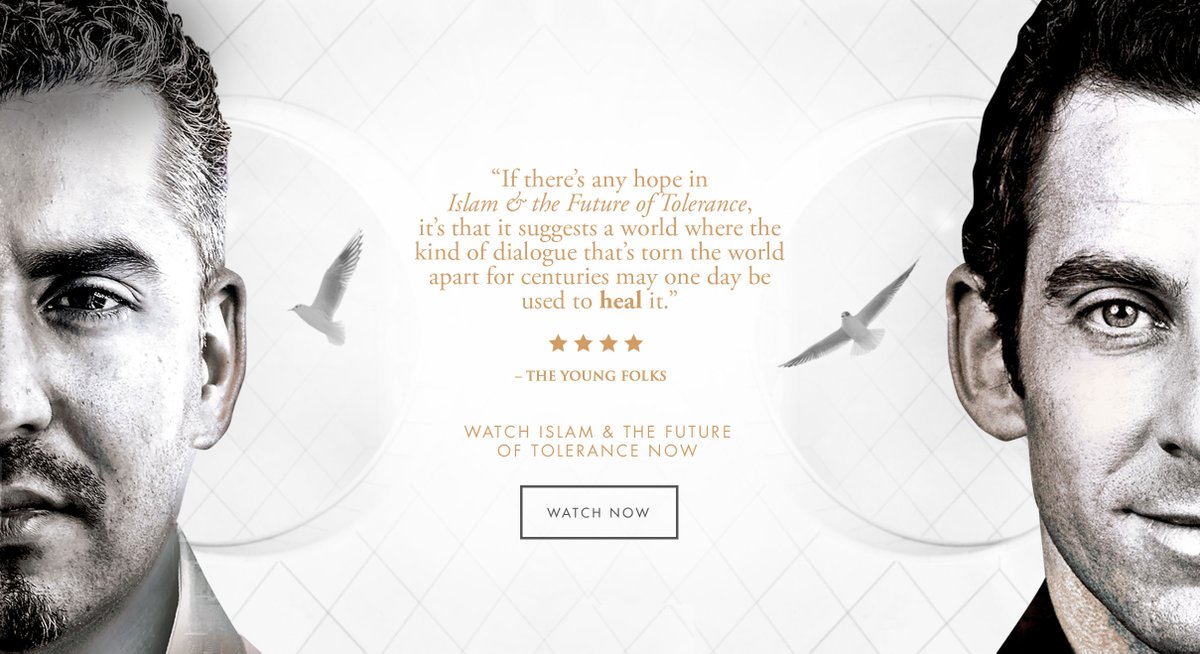 Canadian Premiere of Islam and the Future of Tolerance at indiefilmTO Festival come December 19th. Tickets on eventbrite.ca/e/indiefilmto-… 

You'll get a chance to Q&amp;A with director Jay Shapiro and producer Desh Amila.