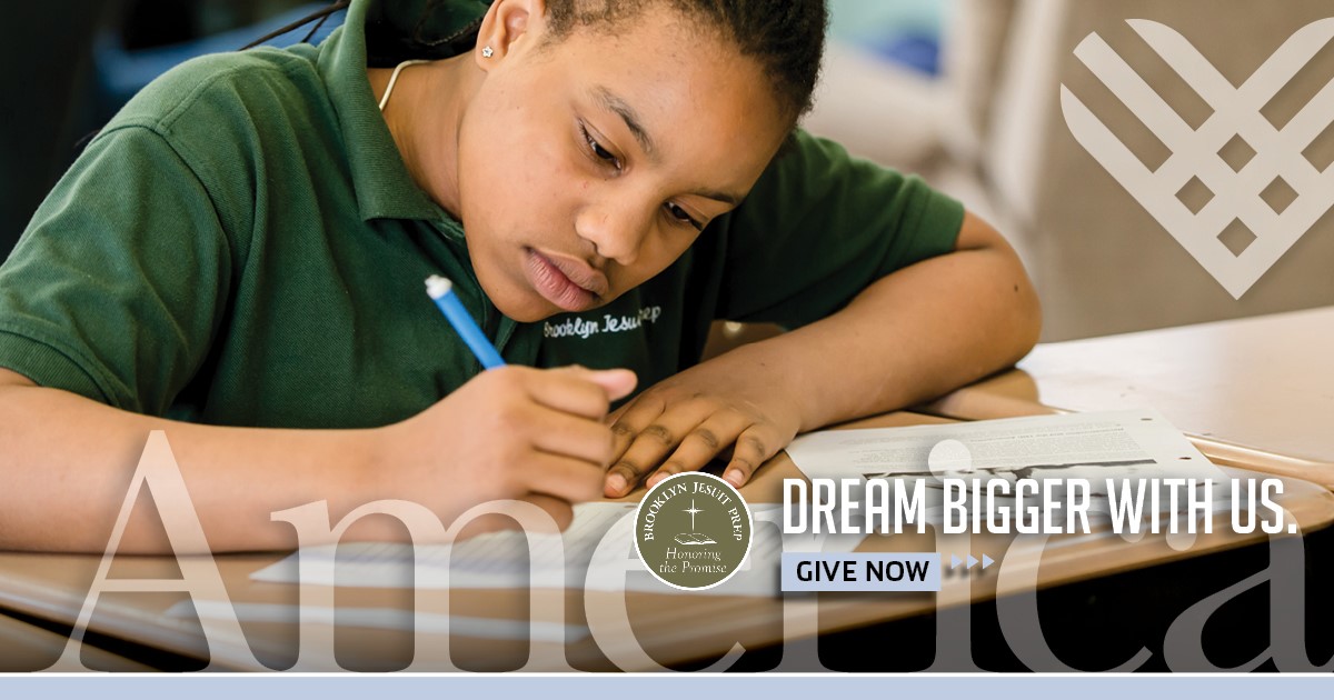 JesuitPrep's tweet photo. Less than 24 hours until #Giving Tuesday! Help us dream bigger by supporting the students at Brooklyn Jesuit Prep. 

Your gift gives voice to people of diverse races, backgrounds and perspectives. Your gift changes lives. 

Make your gift early @ https://t.co/ZmmS59V686. https://t.co/Arc84npuvb