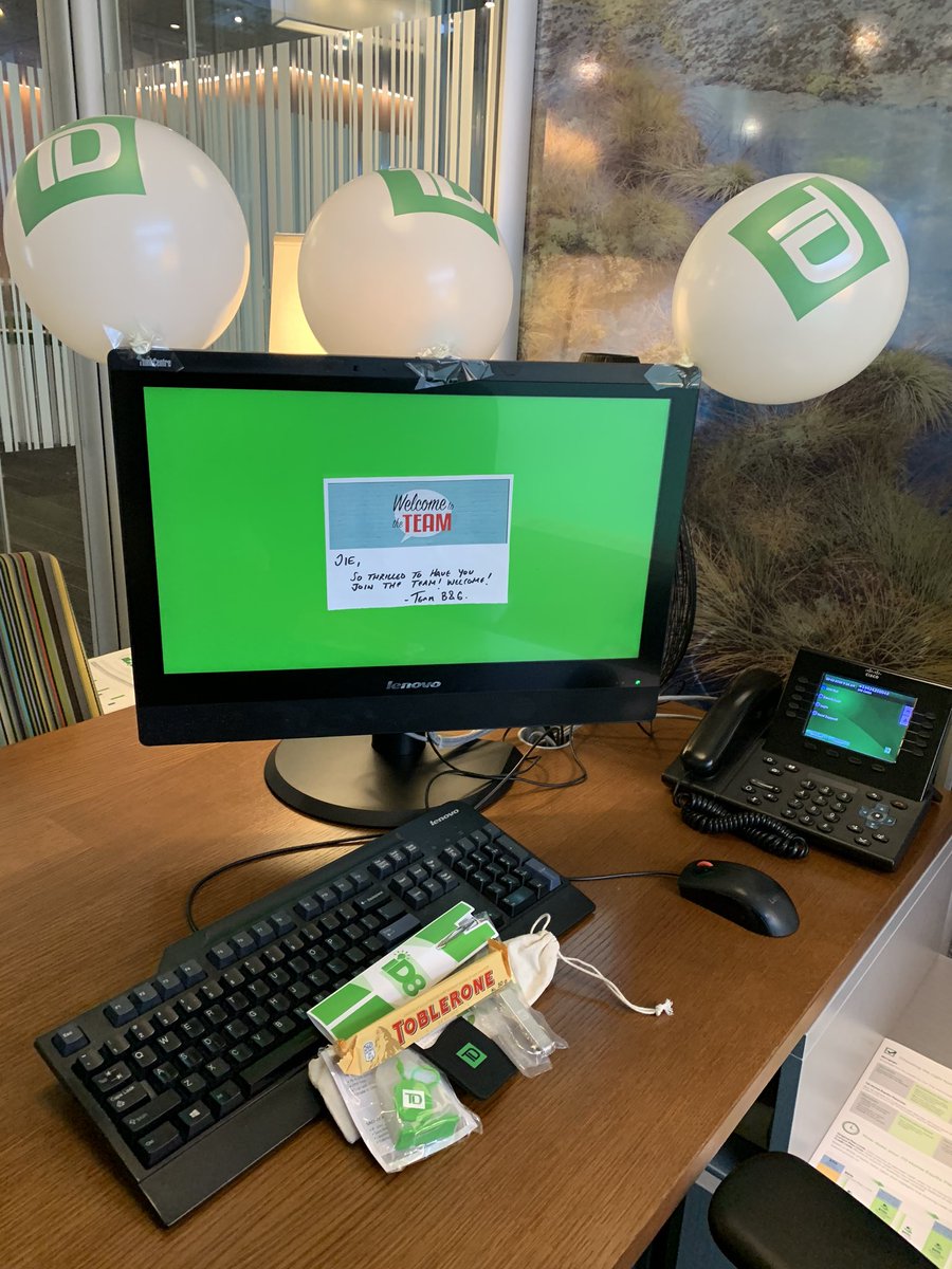 First day at B&amp;G and I feel so welcomed! Thanks <a href="/AshleyMartell4/">Ashley Martell</a> and the team!