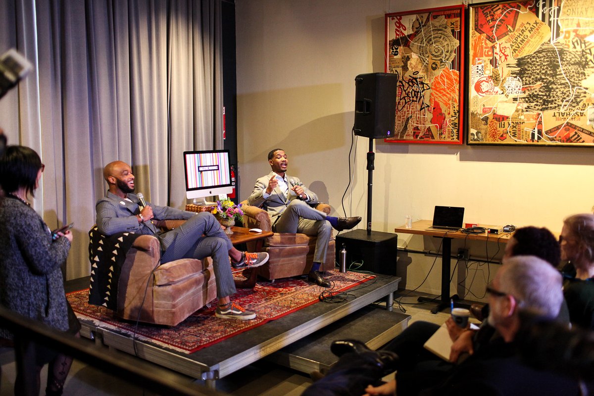 Baltimore_CM's tweet image. #CMBal 2019 in Review:

March at @motorhousebalt with  
Steven White and Dominick Davis of @DifferentRegard on the theme #CMSymmetry.

Watch the video: bit.ly/CMBalFeb
---
Want more great mornings in 2020? Support our year-end campaign here: bit.ly/CMBalDonate