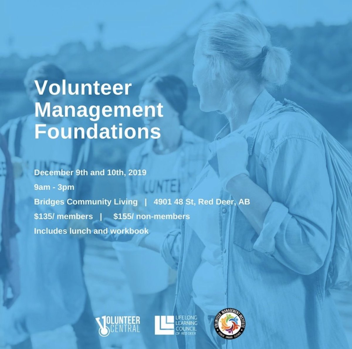 VolManInst's tweet image. Registration is OPEN for the Volunteer Management Foundations workshop on Dec 9 &amp;amp; 10 in Red Deer🙌🏻 Register through @volcentral at volunteercentral.ca. 

Thank you to our valued partners for their continued support🙏🏻 @volcentral  and @LearningRD #volunteermanagement #LoVols