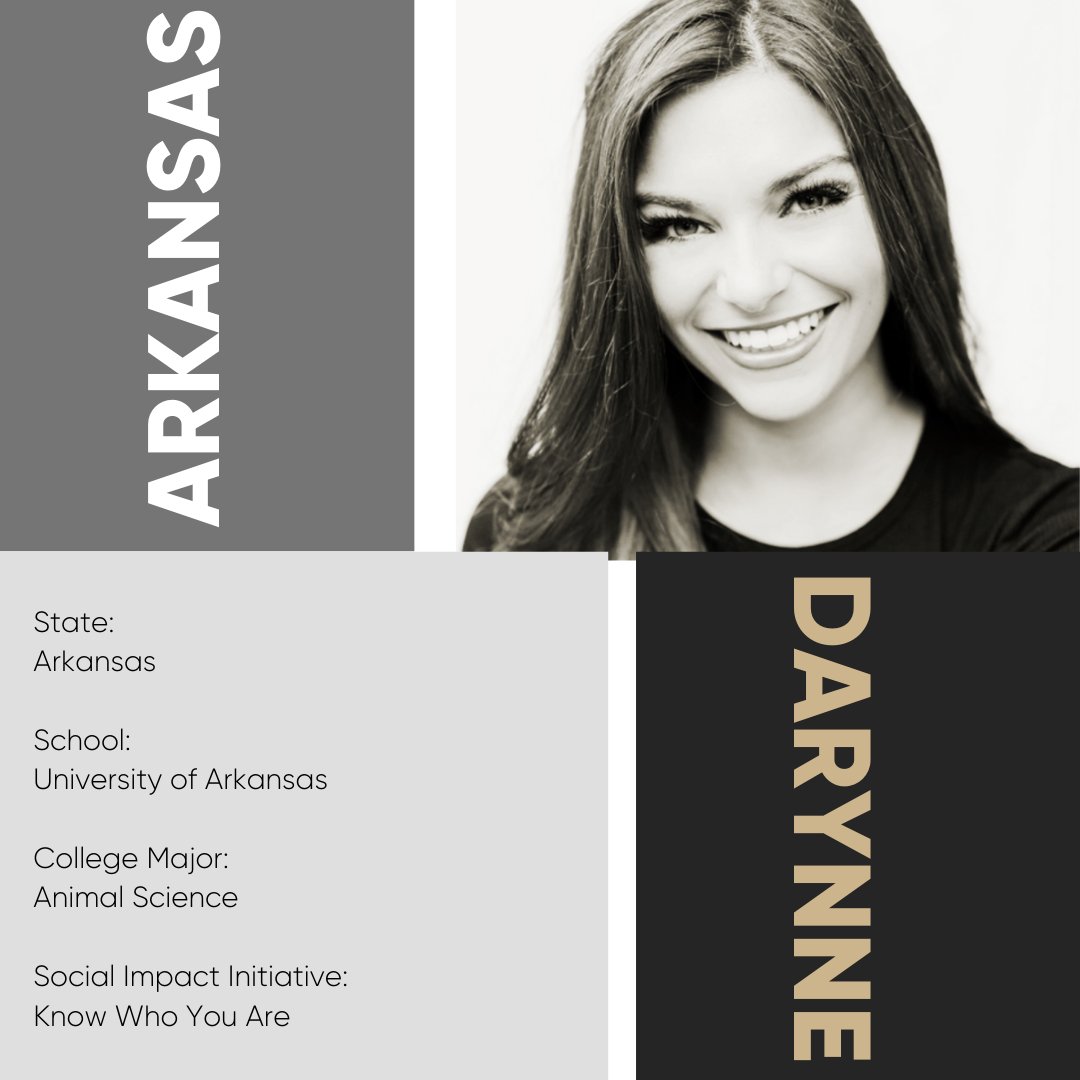 We have 10 days until the #missamerica candidates arrive at <a href="/MoheganSun/">Mohegan Sun ☀️</a> to compete LIVE on <a href="/nbc/">NBC Entertainment</a> . Meet Miss Arkansas! <a href="/MissAmericaAR/">Miss Arkansas</a>