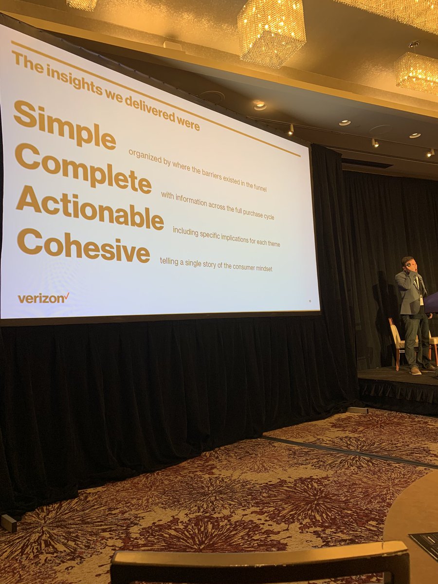 adamjolley's tweet photo. A lot of qual/storytelling at #diymrxconf which isn’t ideal for the quant sample guy. But I’m learning a ton about shifts in the industry. And as someone who is always wondering what my clients’ client (brands) want...it helps. #mrx https://t.co/RqpmnJMhGH