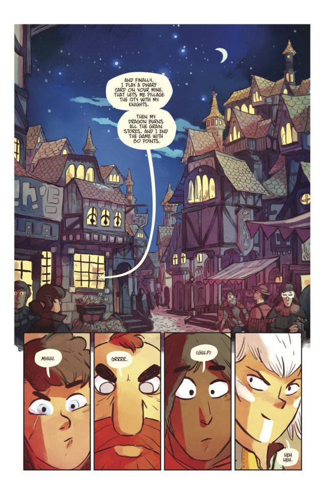 95. SCALES & SCOUNDRELSBy  @SGirner,  @Knightofpaper,  @jeffcpowell and  @erikaschnatz Incredible all-ages fantasy that demands re-reading
