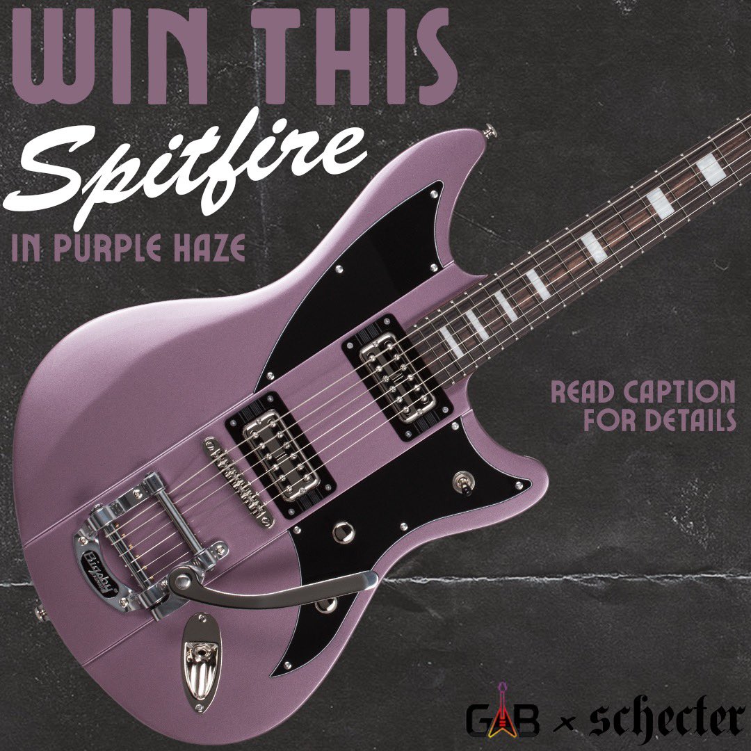 Want to win a Spitfire in Purple Haze?? Head over to our instagram and enter our giveaway with Guitars are Better! 🎶