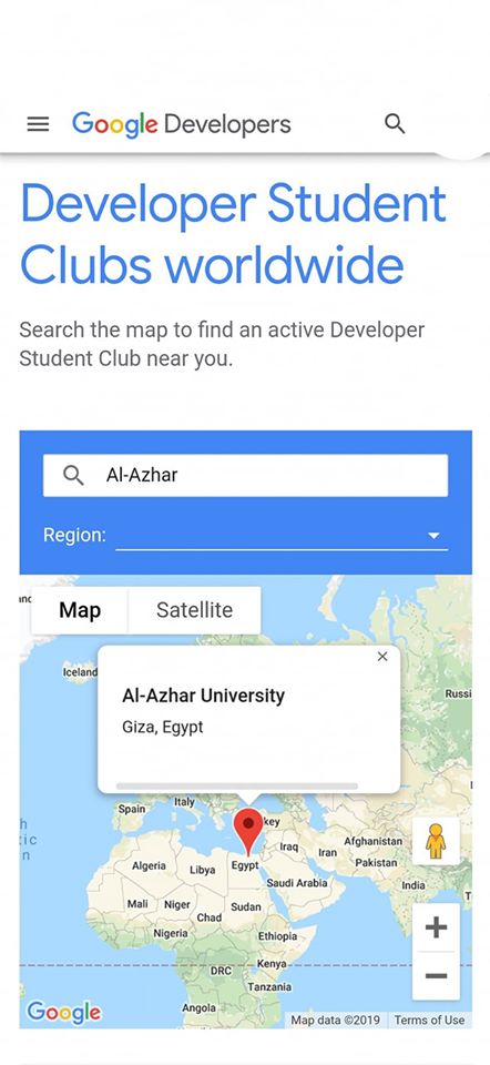 dscalazhar's tweet image. Finally ..We&apos;re officially on the Google DSC global map 🥳🔥❤❤

#DSCalazhar
#GoogleDevelopers
#DevelopersStudentClub