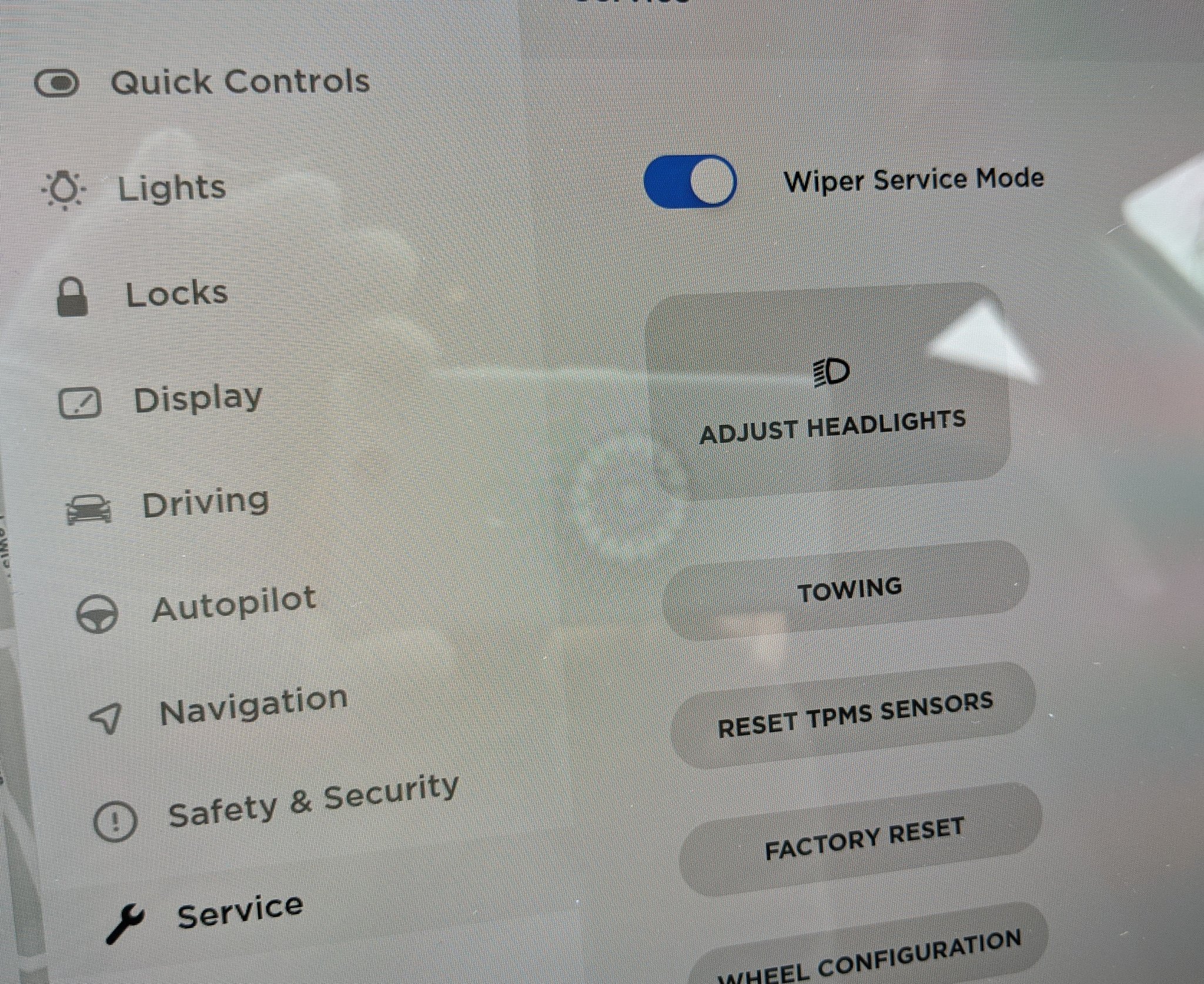 Off menu 2024 tesla model 3